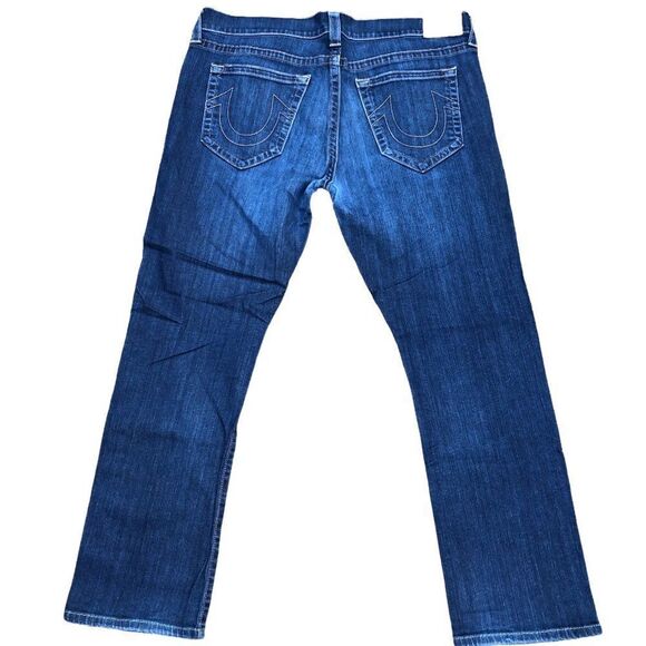 True Religion Jeans Size 40 RICKY RELAXED STRAIGHT Blue - Picture 4 of 8